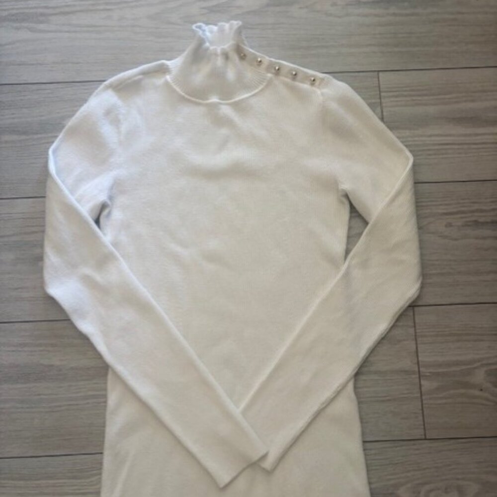 White House Black Market Mock Turtleneck Sweater